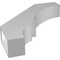 Ekena Millwork 6-in. W x 32-in. D x 36-in. H Balboa Architectural Grade PVC Knee Brace BRCP06X32X36BOA - alternate 5